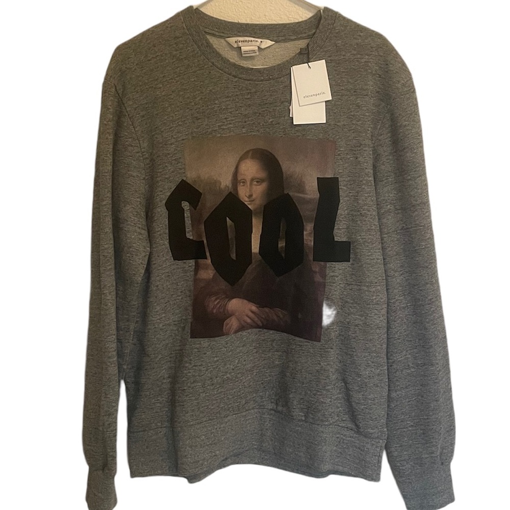 elevenparis Mona Lisa smiles COOL sweatshirt